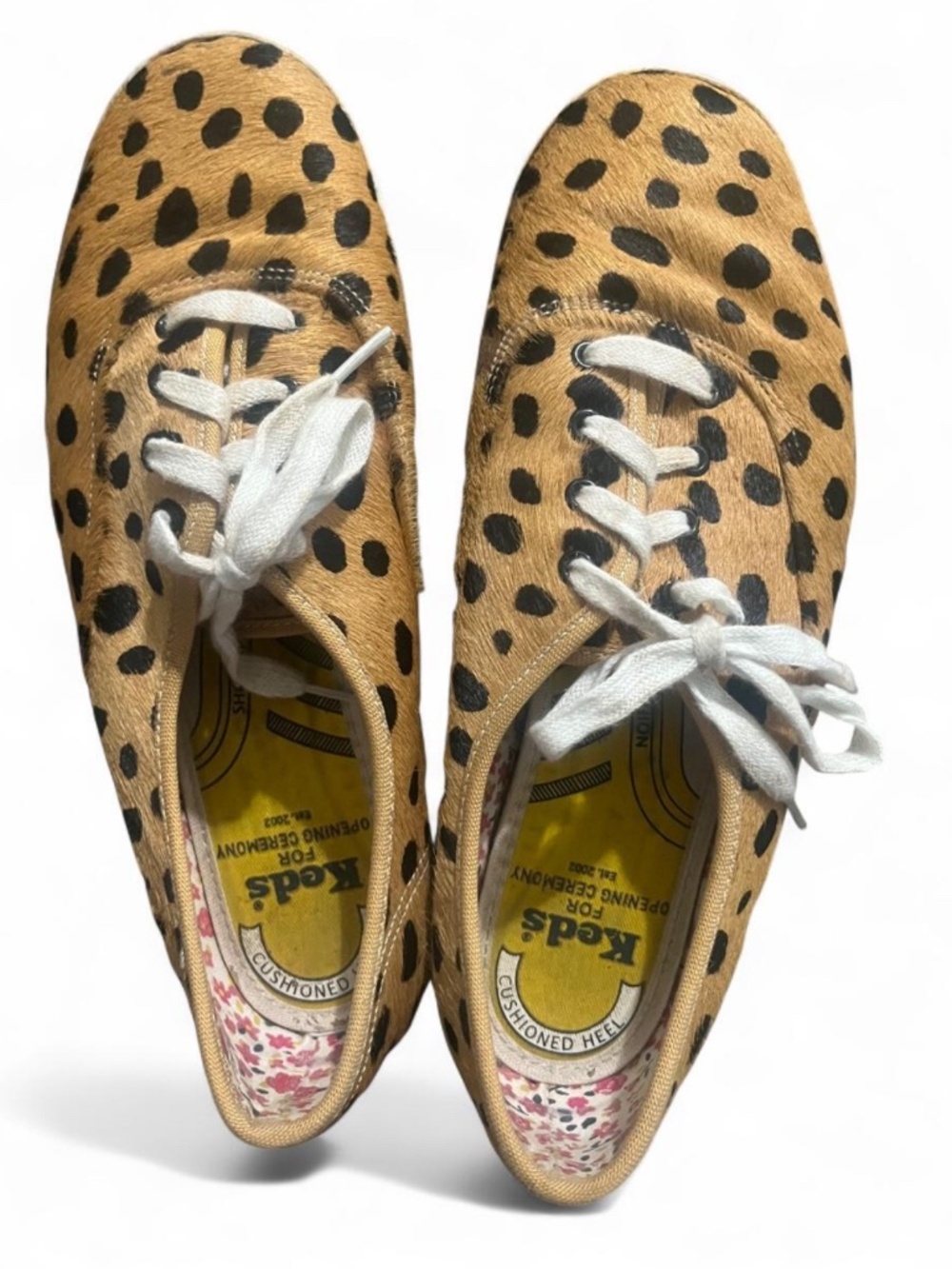 Keds leopard fur